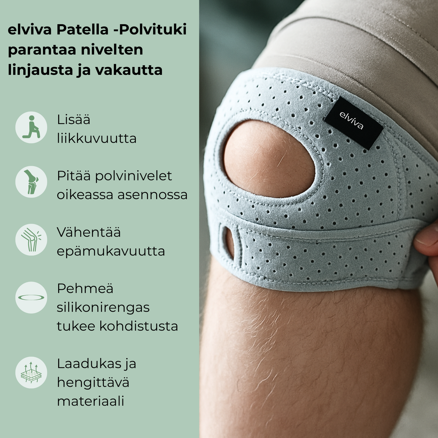 Elviva™ patella polvituki