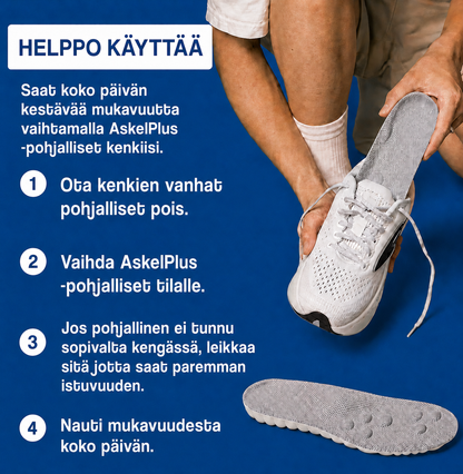 AskelPlus™ hierontapohjallinen